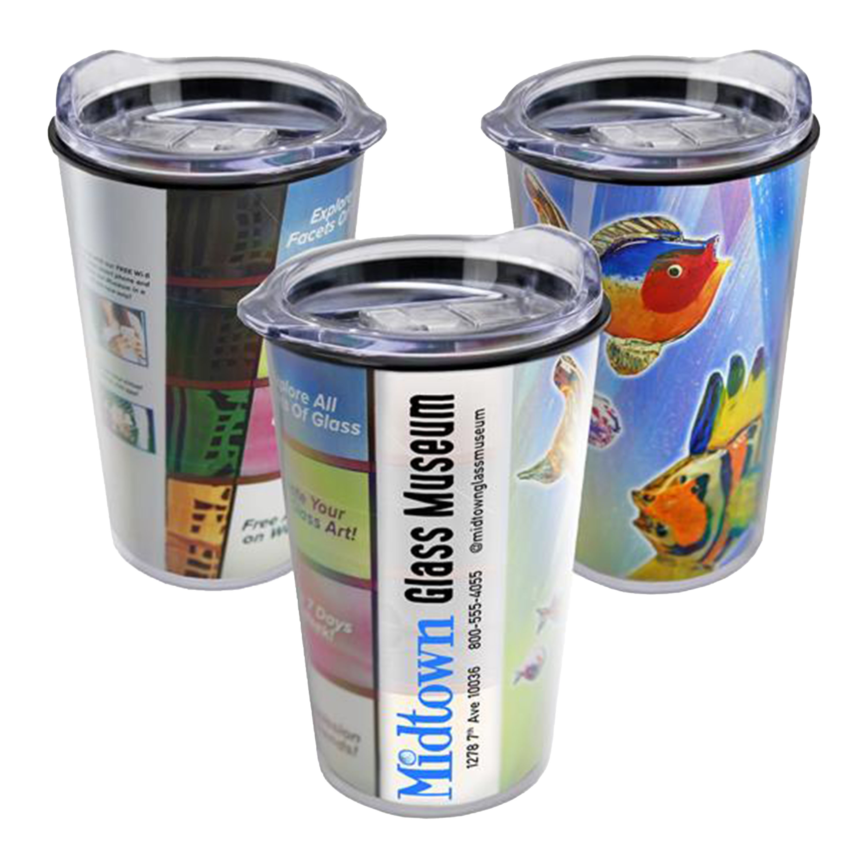 Double Wall Insulated Tumbler | Full Color | USA Made | 14 oz