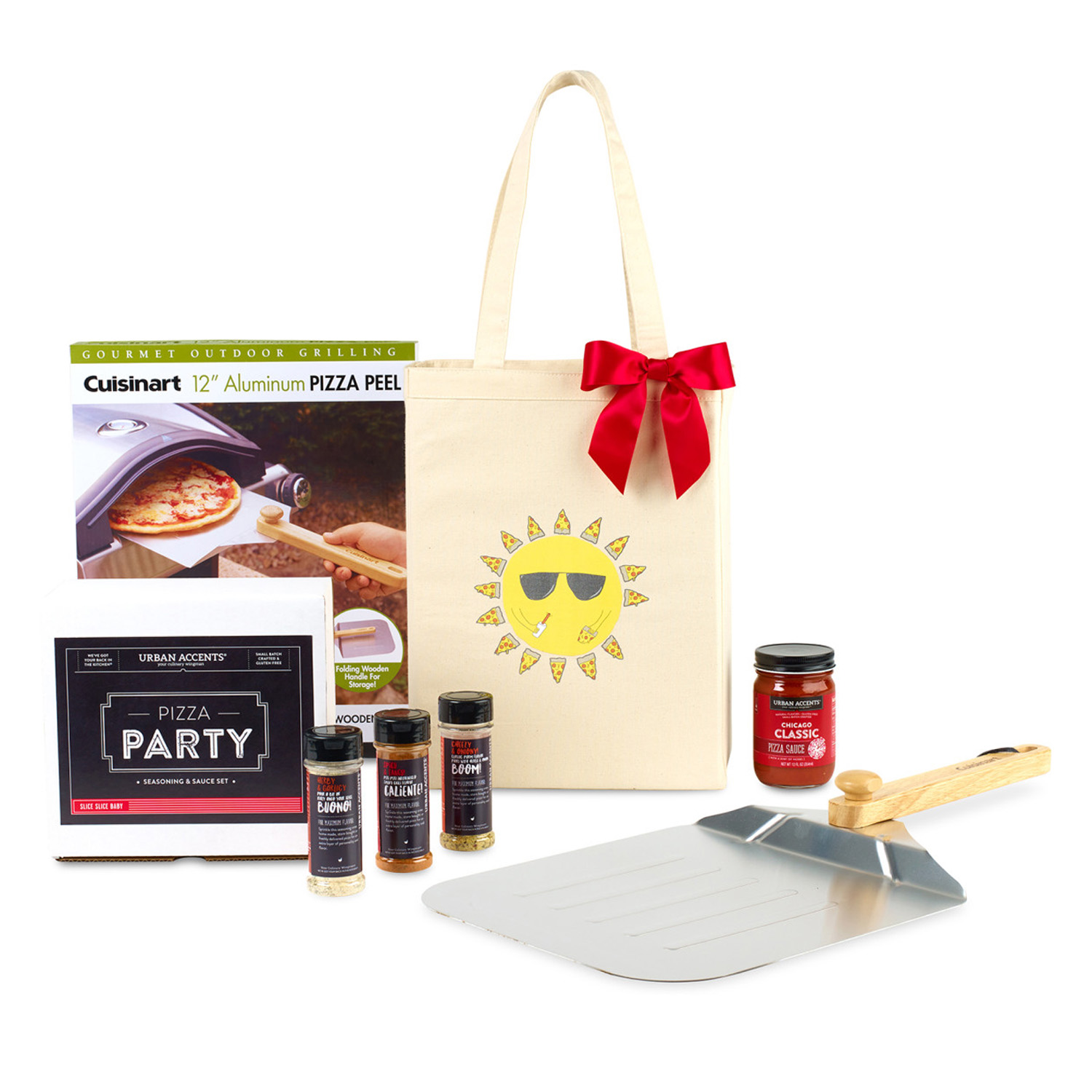 Pizza Party Gift Set with Custom Tote | Reusable