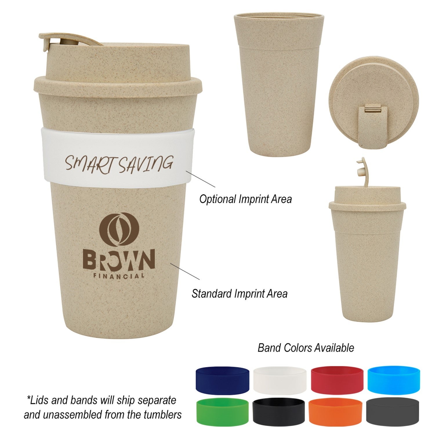 16oz Silicone To-Go Coffee Cup