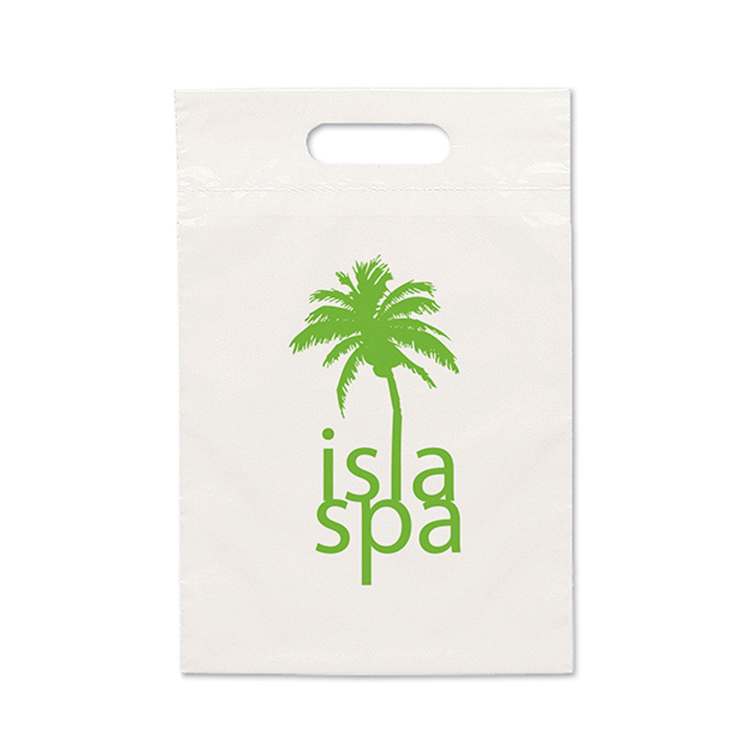 Recycled Plastic Handle Bag | USA Made | 9.5x14