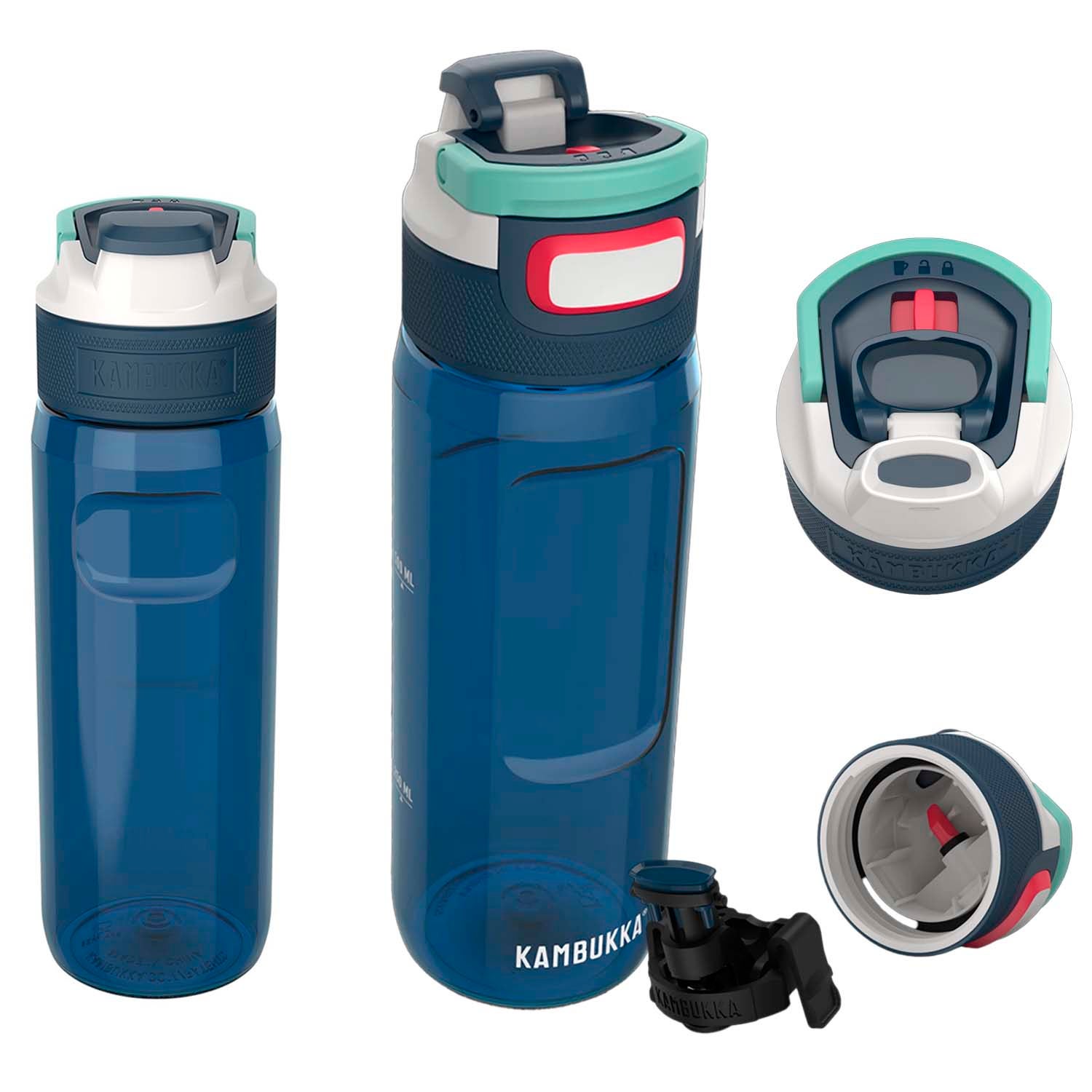 Kambukka 3-in-1 Push Lid Water Bottle | Recycled | 25 oz  