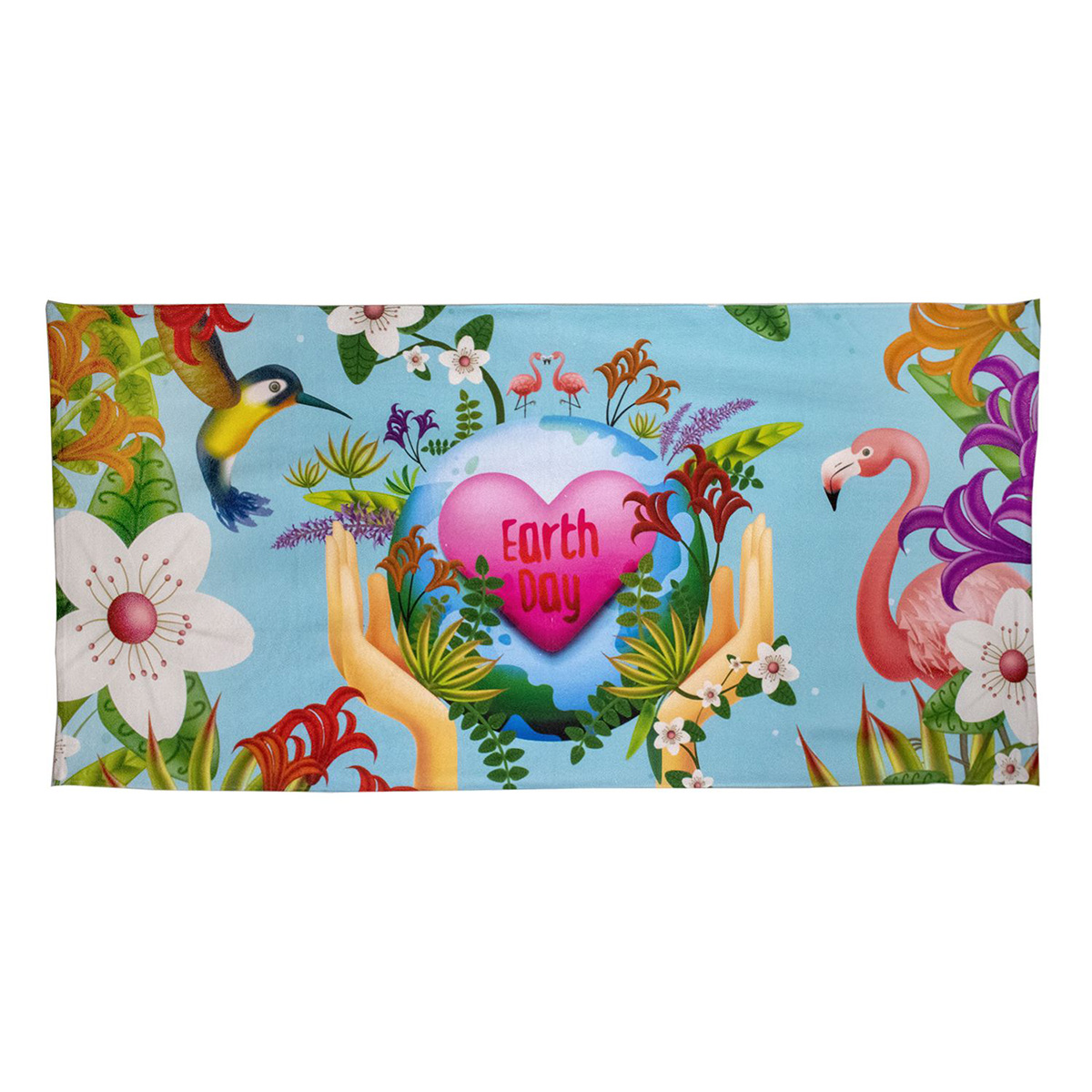 Full Color Custom Recycled Beach Towels | 30" x 60"