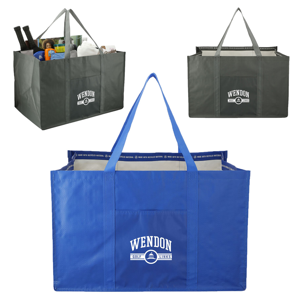 Recycled RPET Utility Tote Bag | 15x22x14