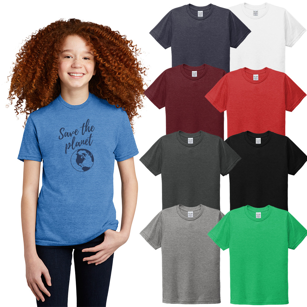 Earth Day Recycled Organic Cotton Soft Youth T-Shirt