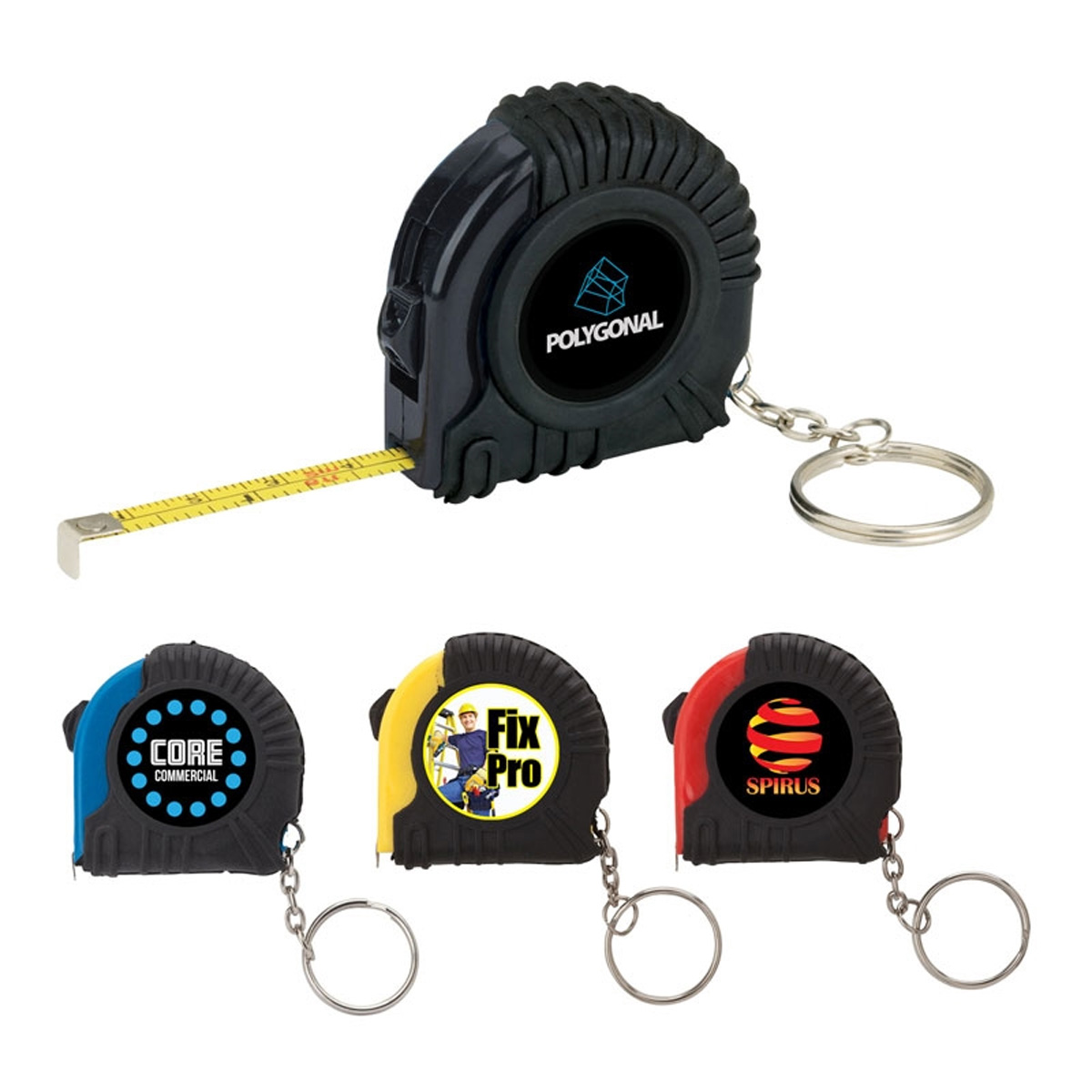Travel Tape Measure with Keychain | 6 ft | Reusable