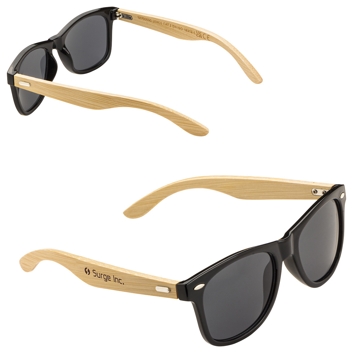 Custom Recycled Bamboo Sunglasses