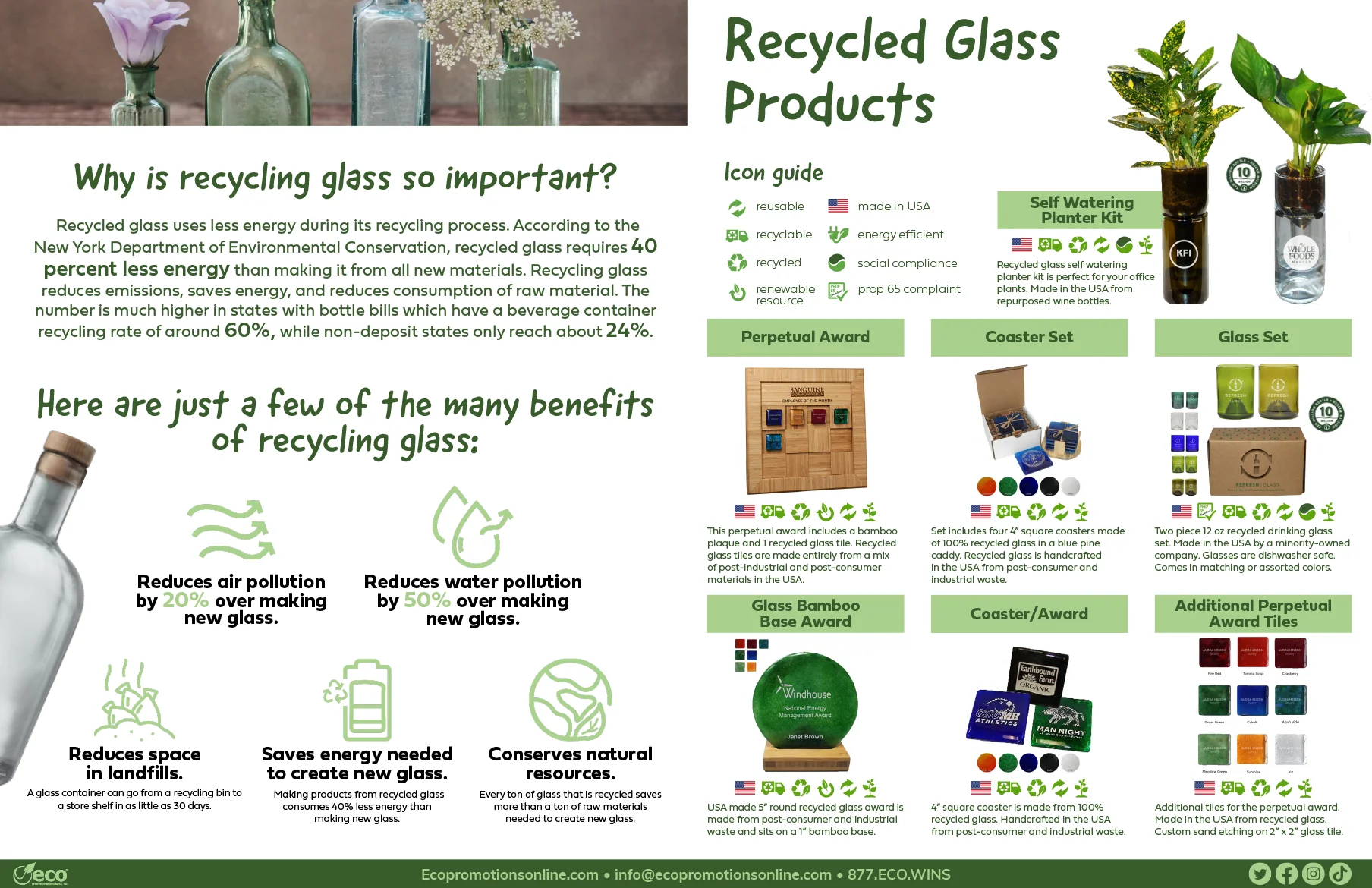 EPP Recycled Glass Promotional Products