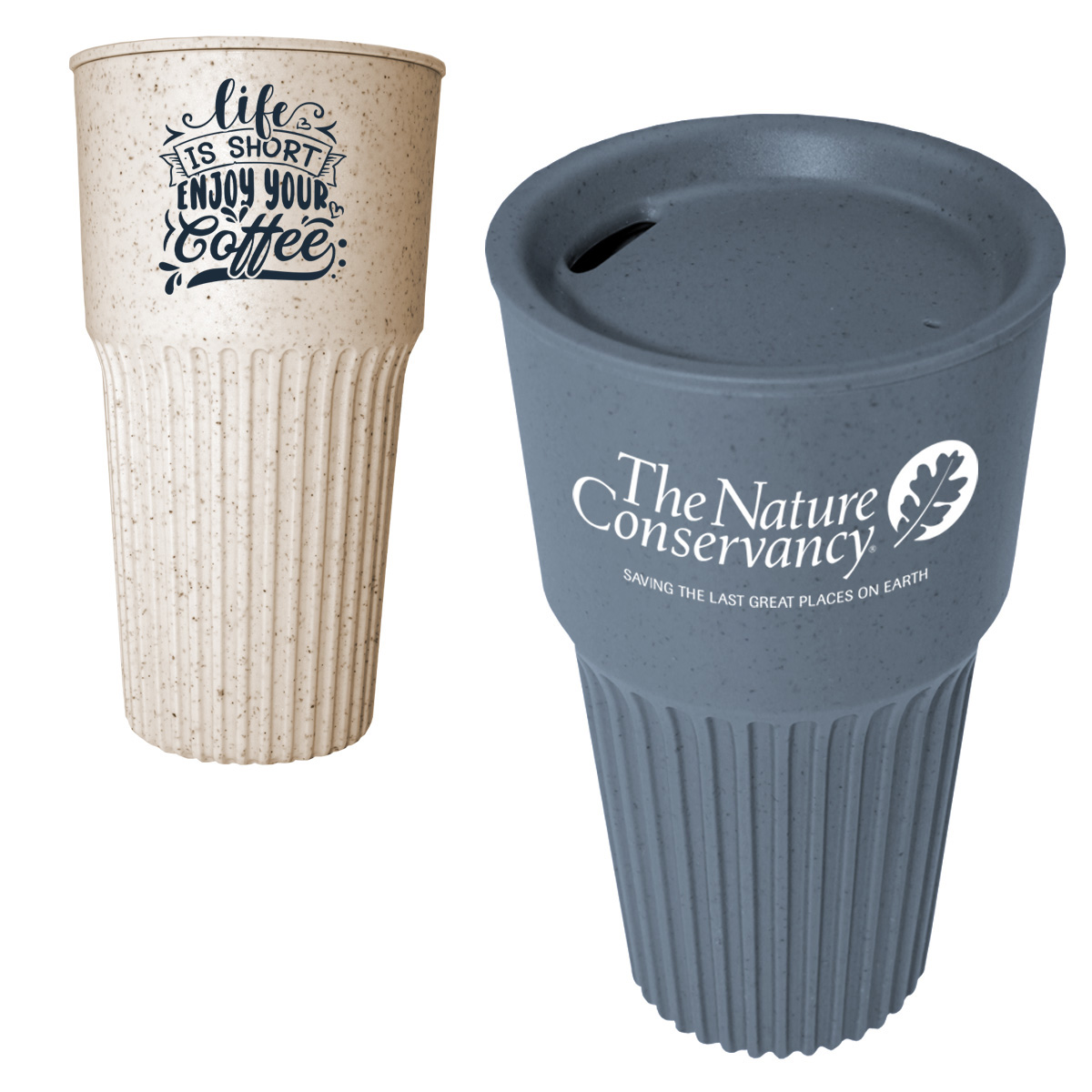 HIP® Recycled Coffee Ground & Husk Travel Cup | Reusable