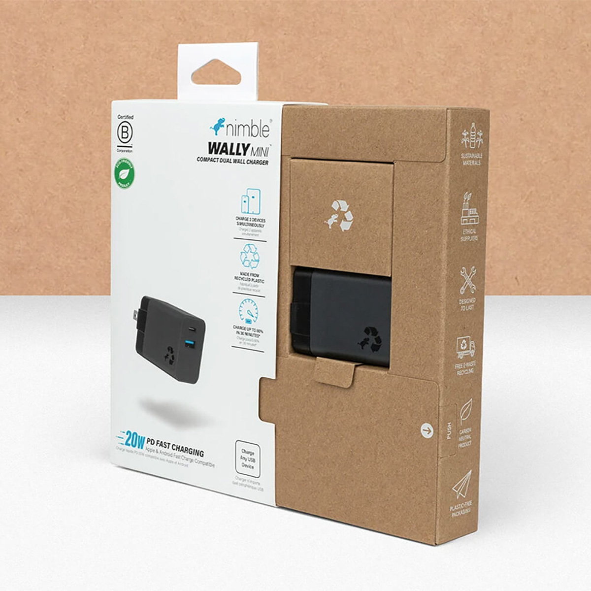 Nimble Recycled USB Wall Charger