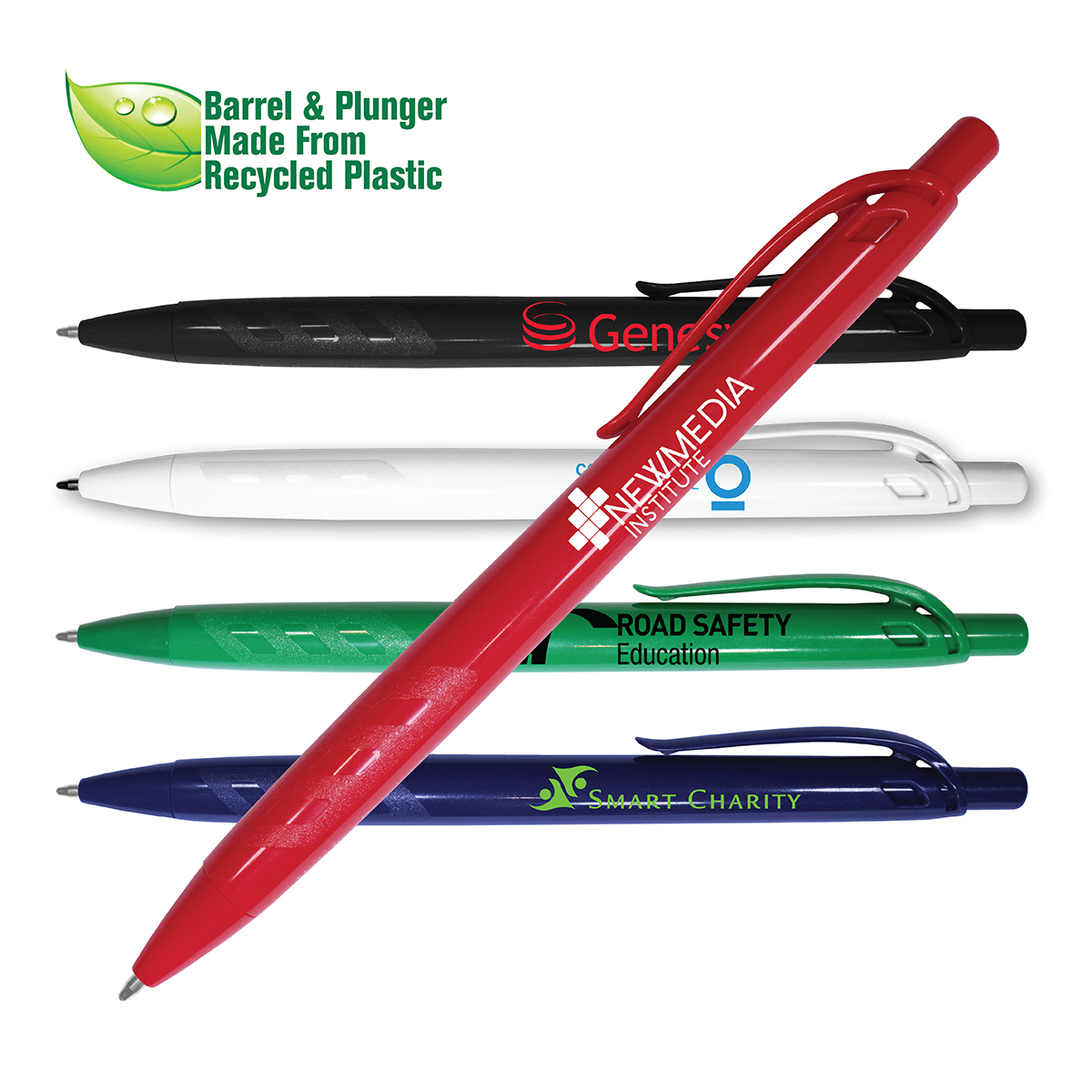 Recycled Custom Plunger Click Pen