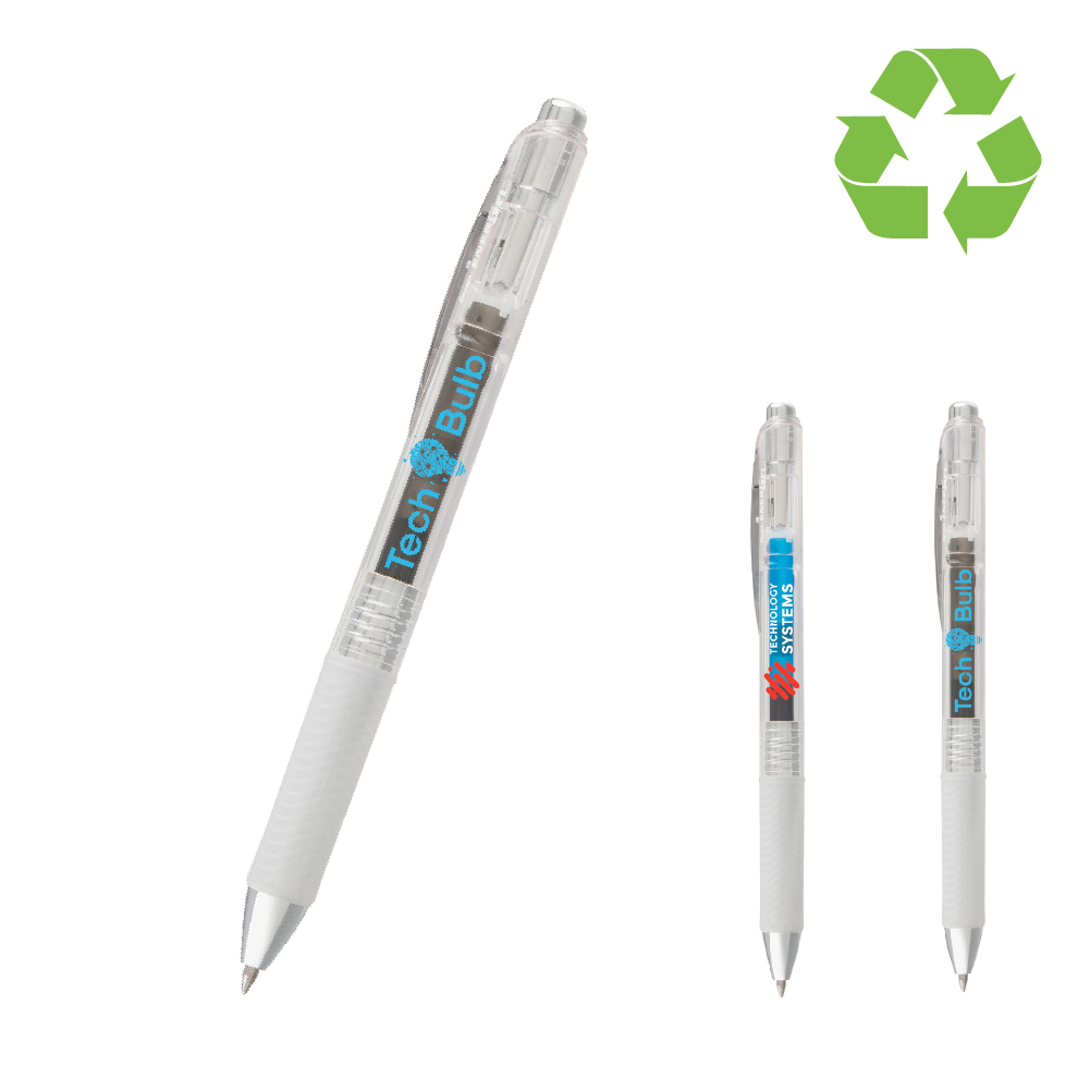 Recycled Clear EnerGel® Liquid Gel Ink Click Pen  Refillable
