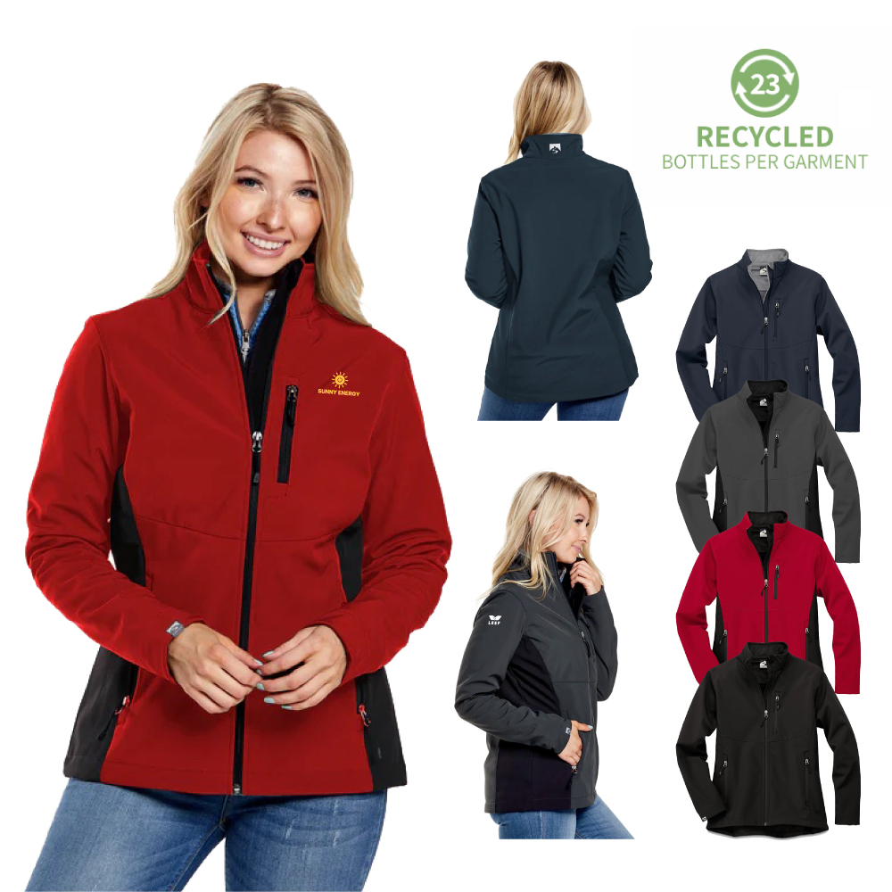 Women's Recycled Fleece-Lined Layered Softshell Jacket