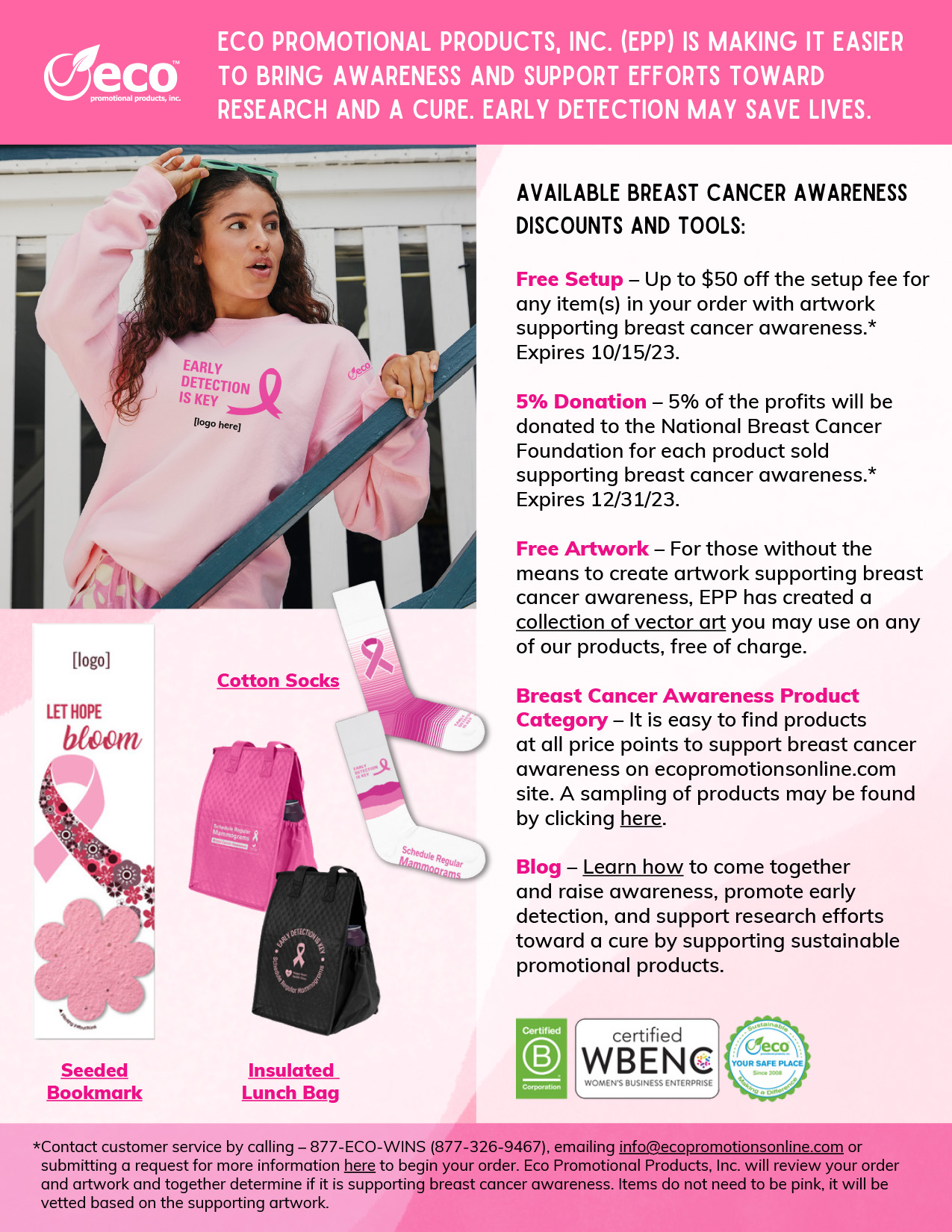 Breast Cancer Awareness Promo Products