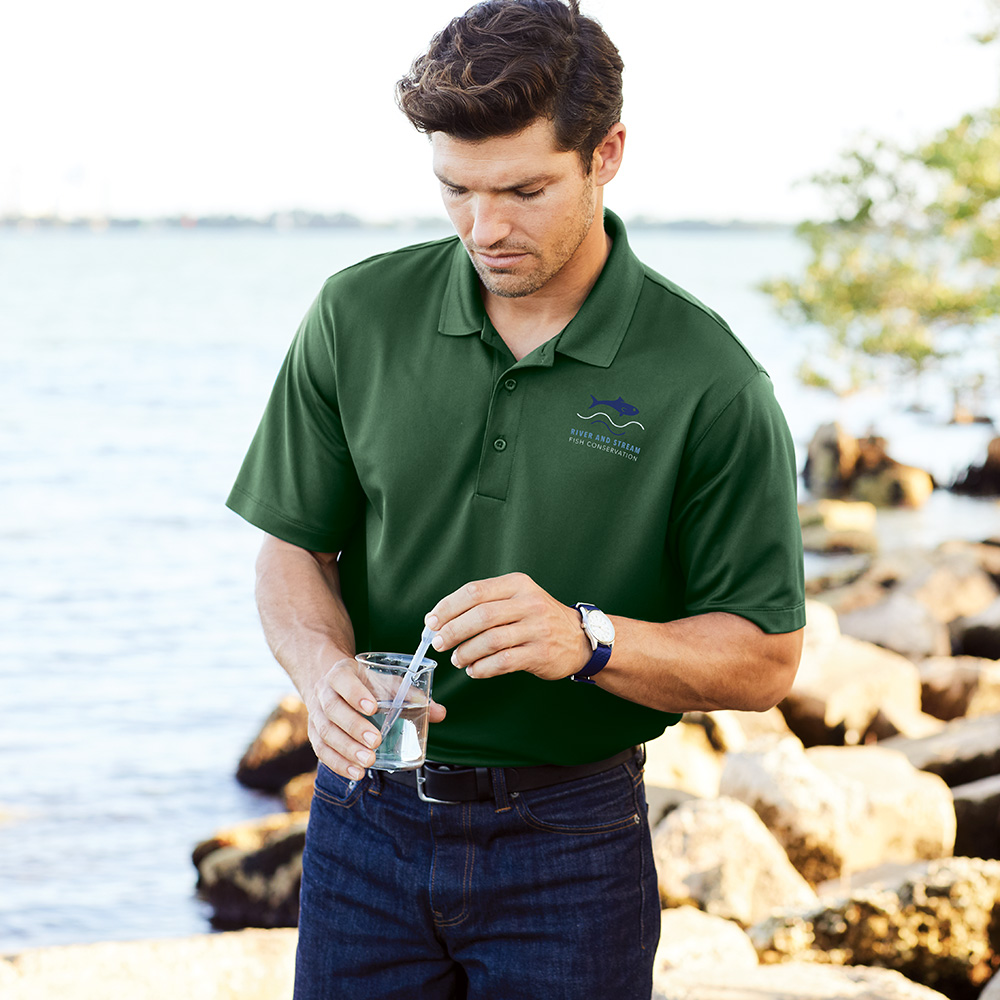 Unisex Recycled Carbon Free Performance Polo | 3.8 oz 