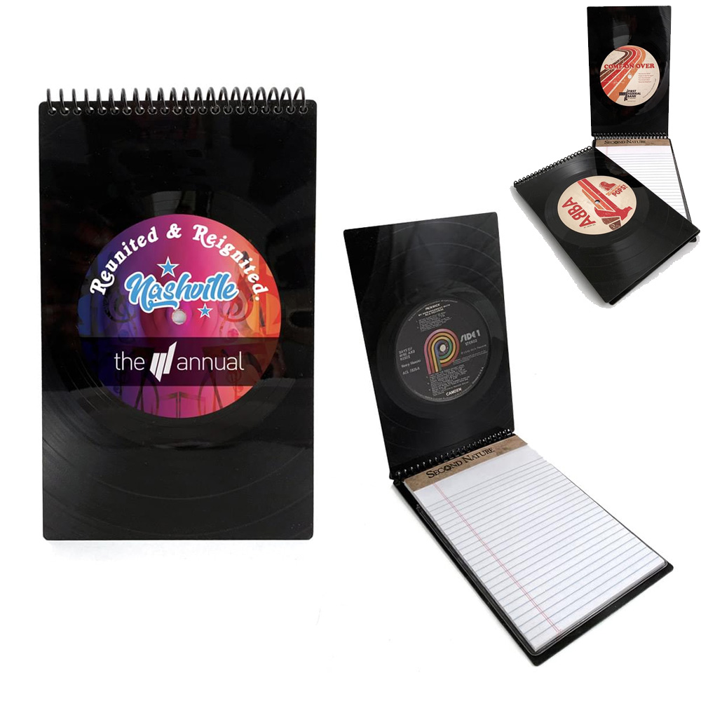 Recycled Record Padfolio Notepad Holder | USA Made