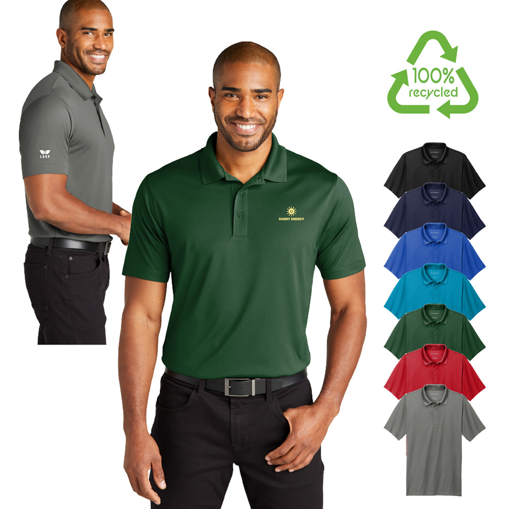 Unisex Recycled Carbon Free Performance Polo | 3.8 oz 