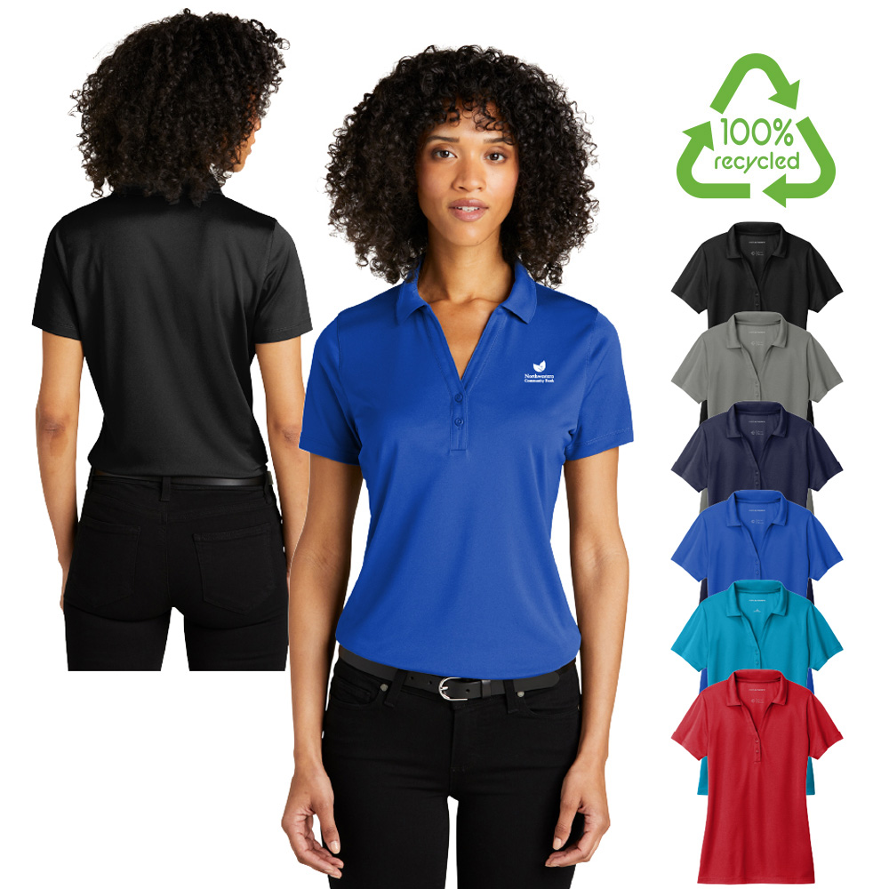 Women's Recycled Carbon Free Performance Polo | 3.8 oz