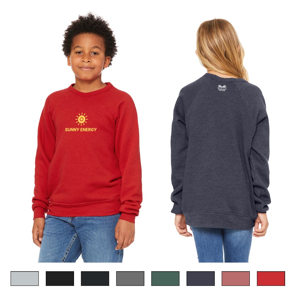 Youth Sponge Fleece Raglan Sweatshirt | WRAP Certified