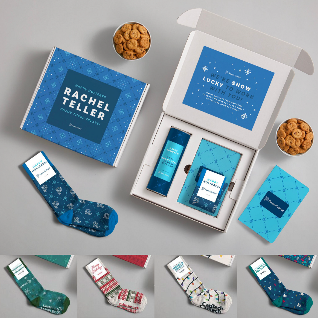 Cozy Gift Box | Socks, Cookies & Notebook | USA Made