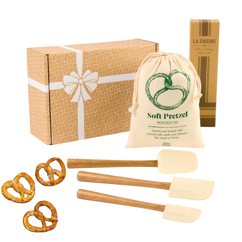 DIY Soft Pretzel & Utensil Gift Set