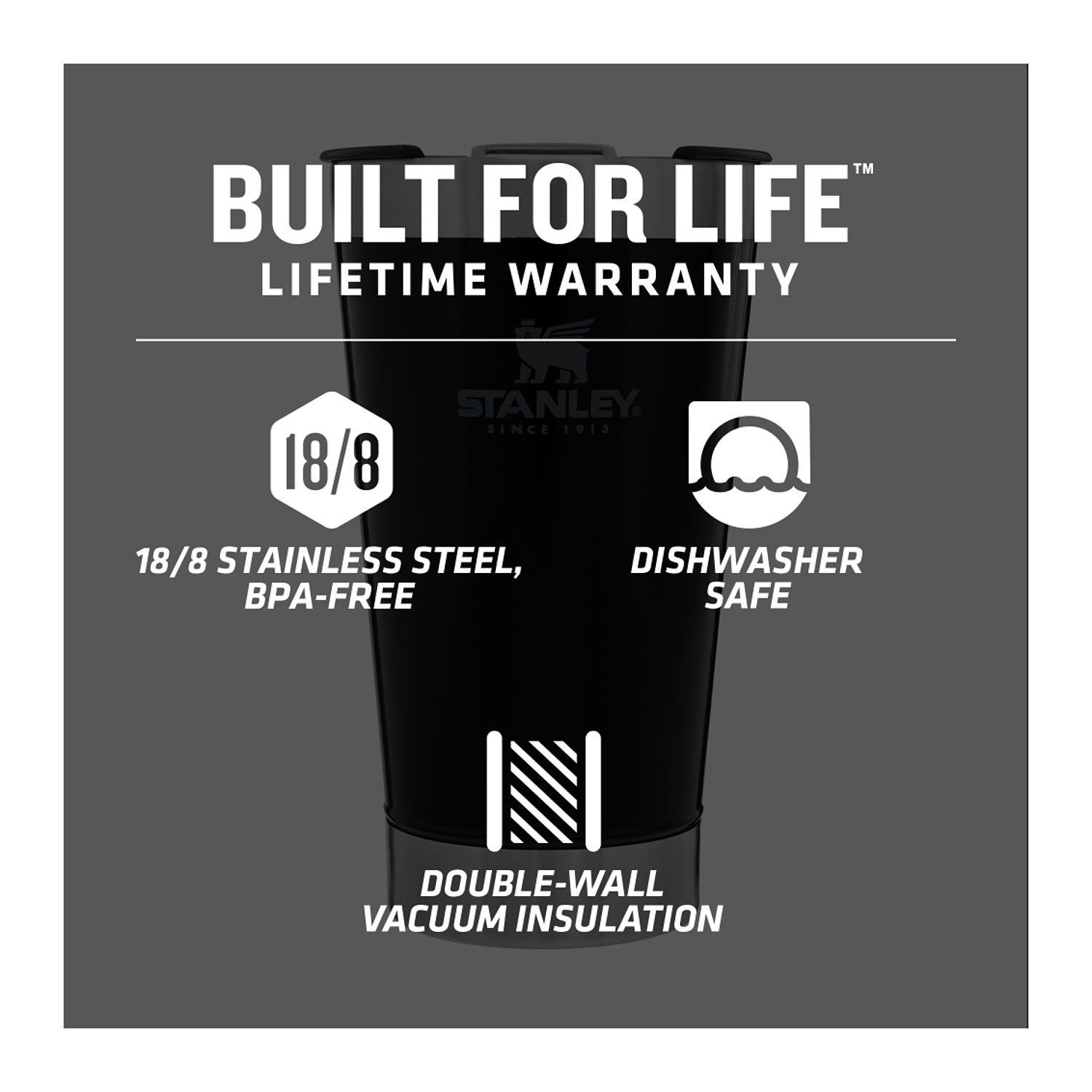 Stanley Stay Chill Stainless Steel Beer Pint | 16 oz
