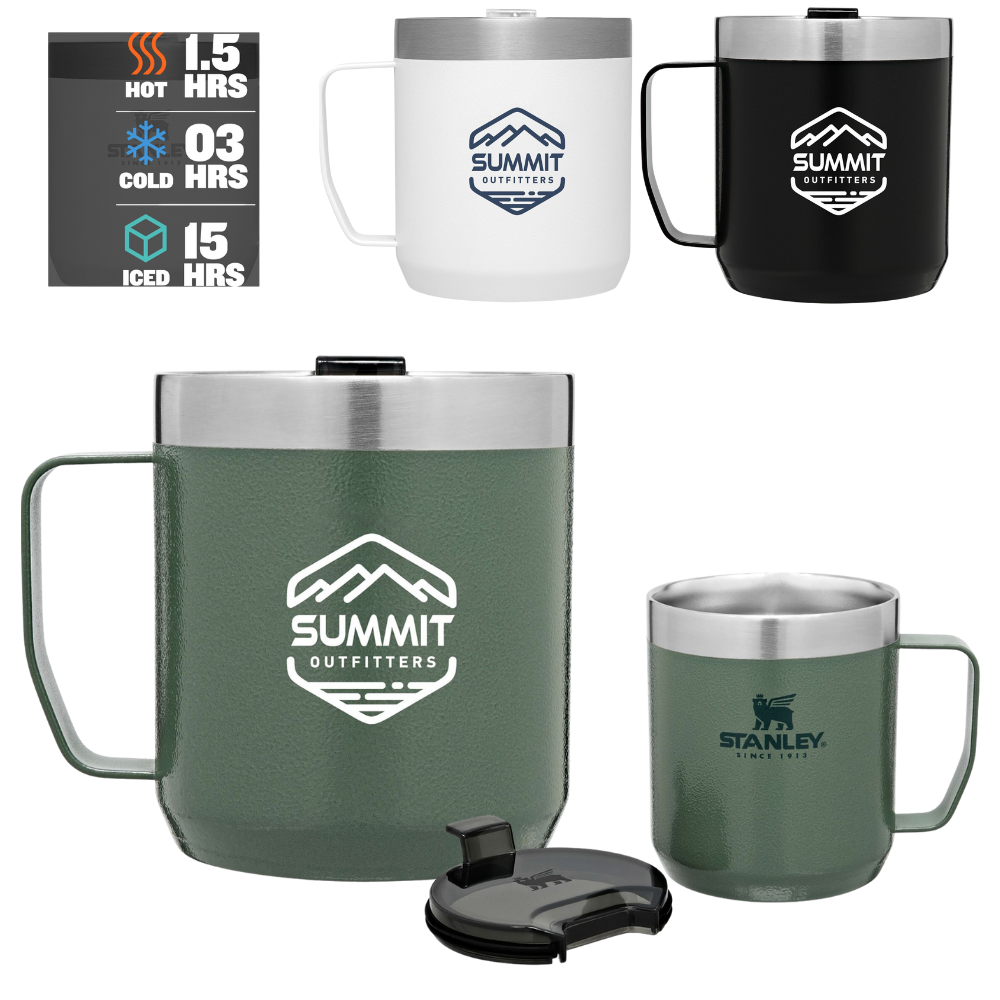 Stanley Legendary Stainless Steel Camp Mug, 12 oz