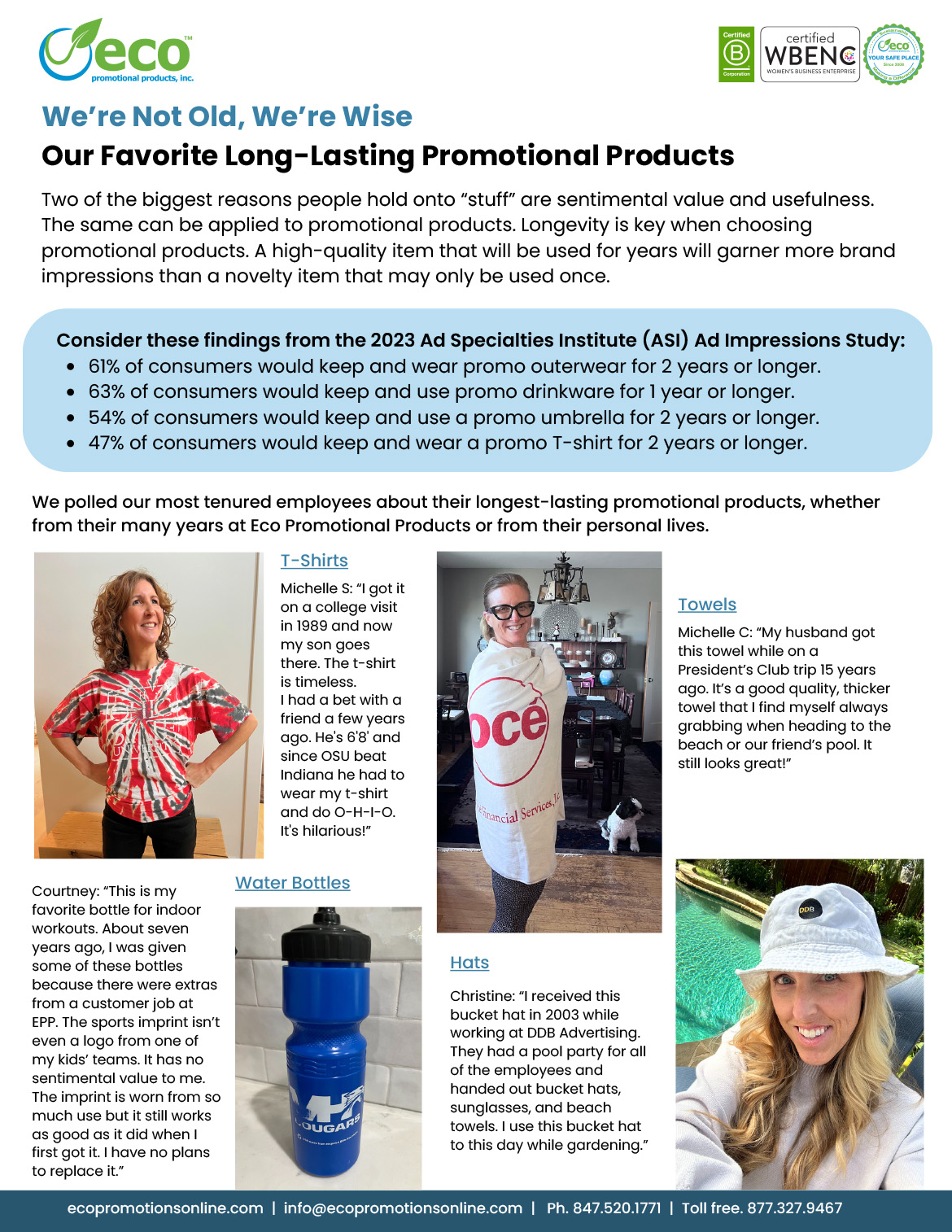 EPP staff Long-Lasting Promotional Products Favorites
