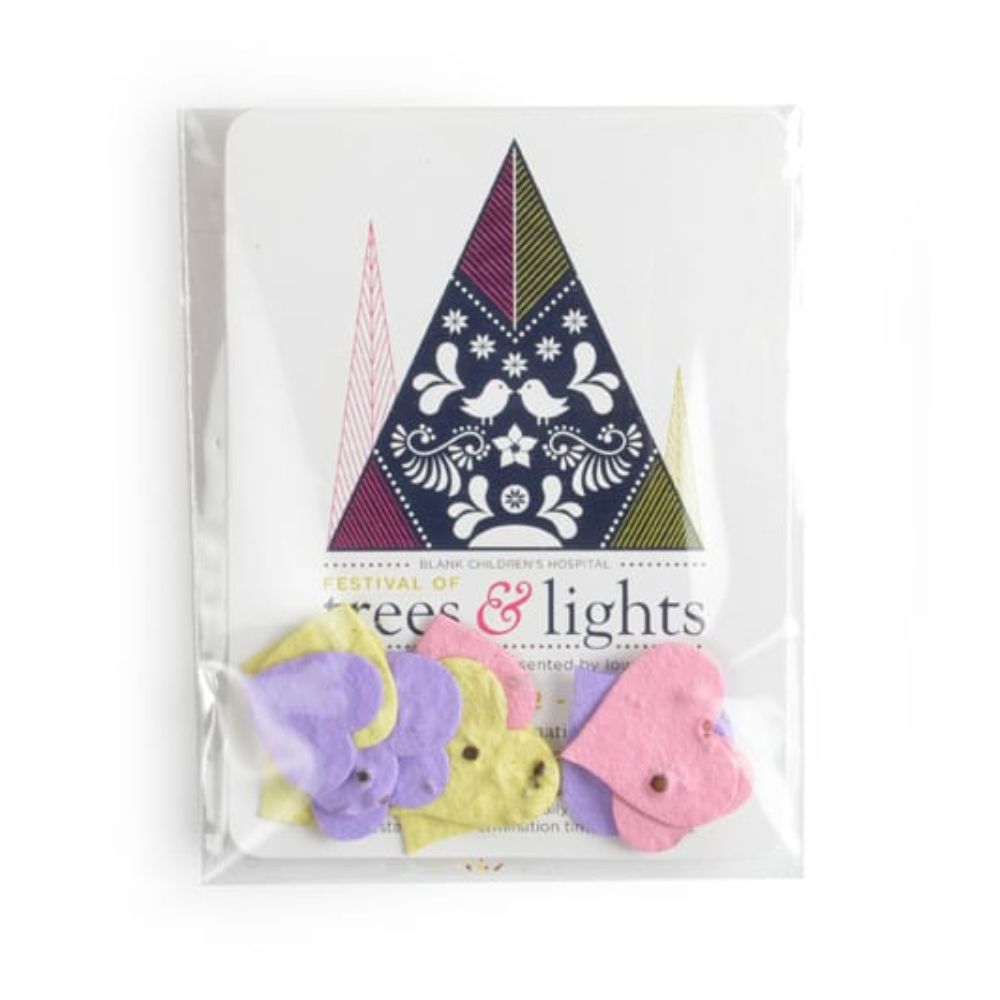 Custom Recycled Seed Paper Confetti Pack | USA Made