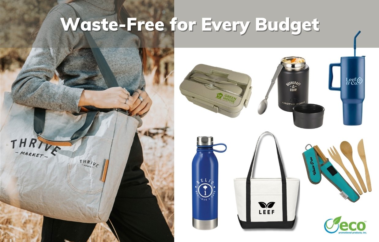 Custom Sustainable Promotional Products for Every Budget: Waste Free Giveaways 