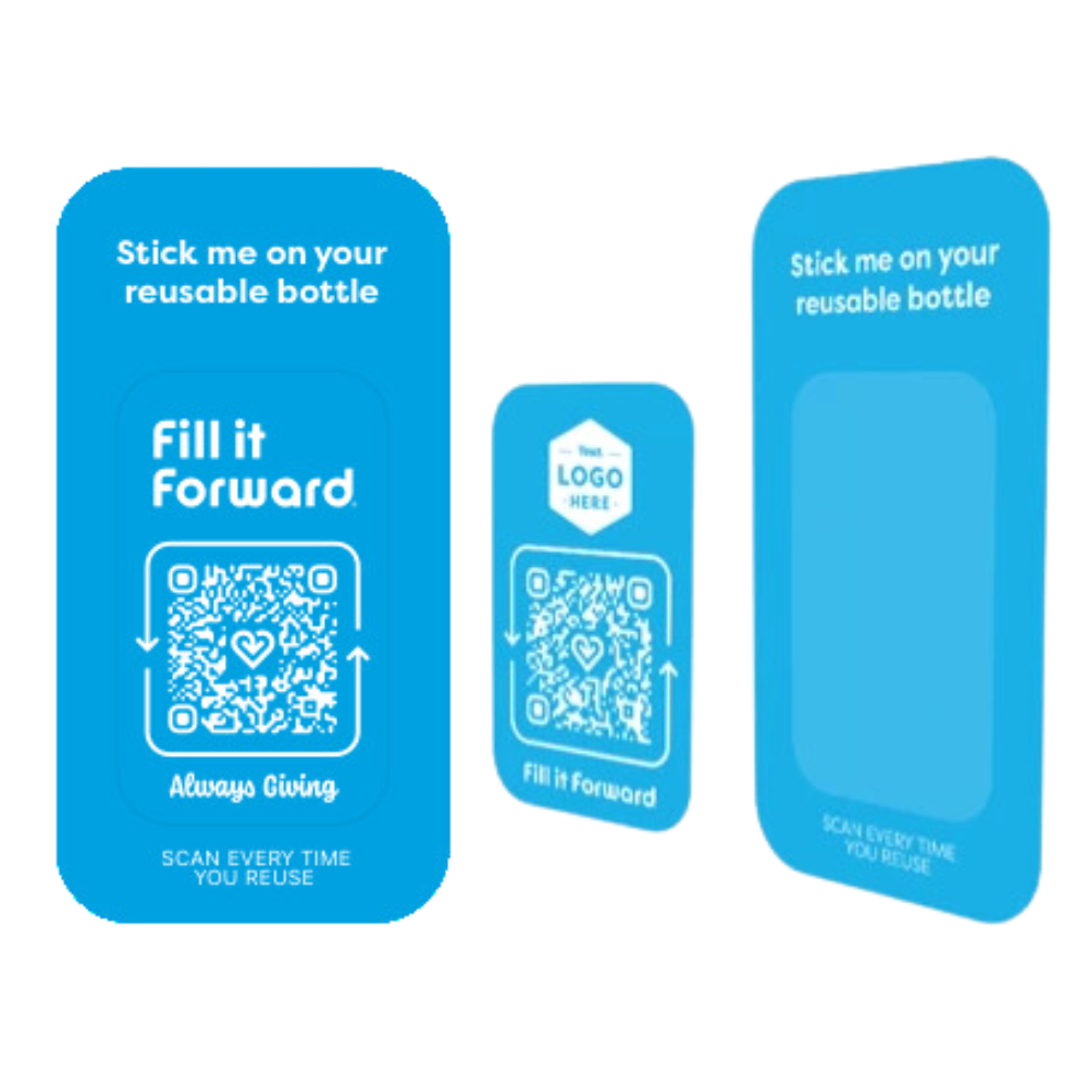 Fill it Forward Bottle Tracking Decal Sticker | USA Made