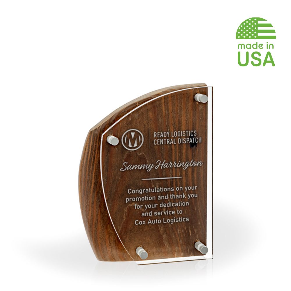 Reed Reclaimed Barn Wood & Recycled Acrylic Award | 8"