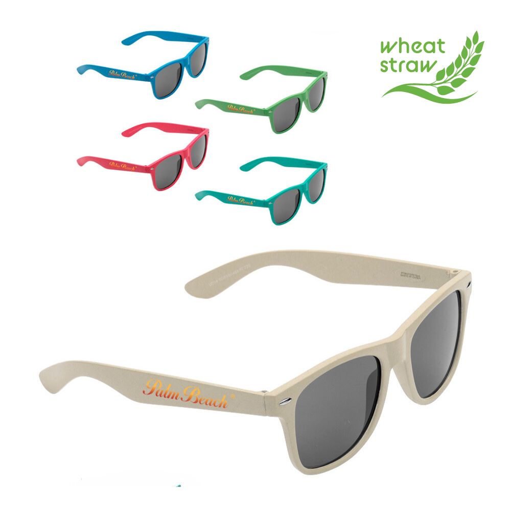 Custom Wheat Straw Sunglasses