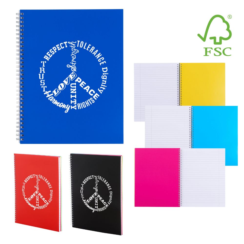 FSC Certified 5-Subject Notebook | 9x11