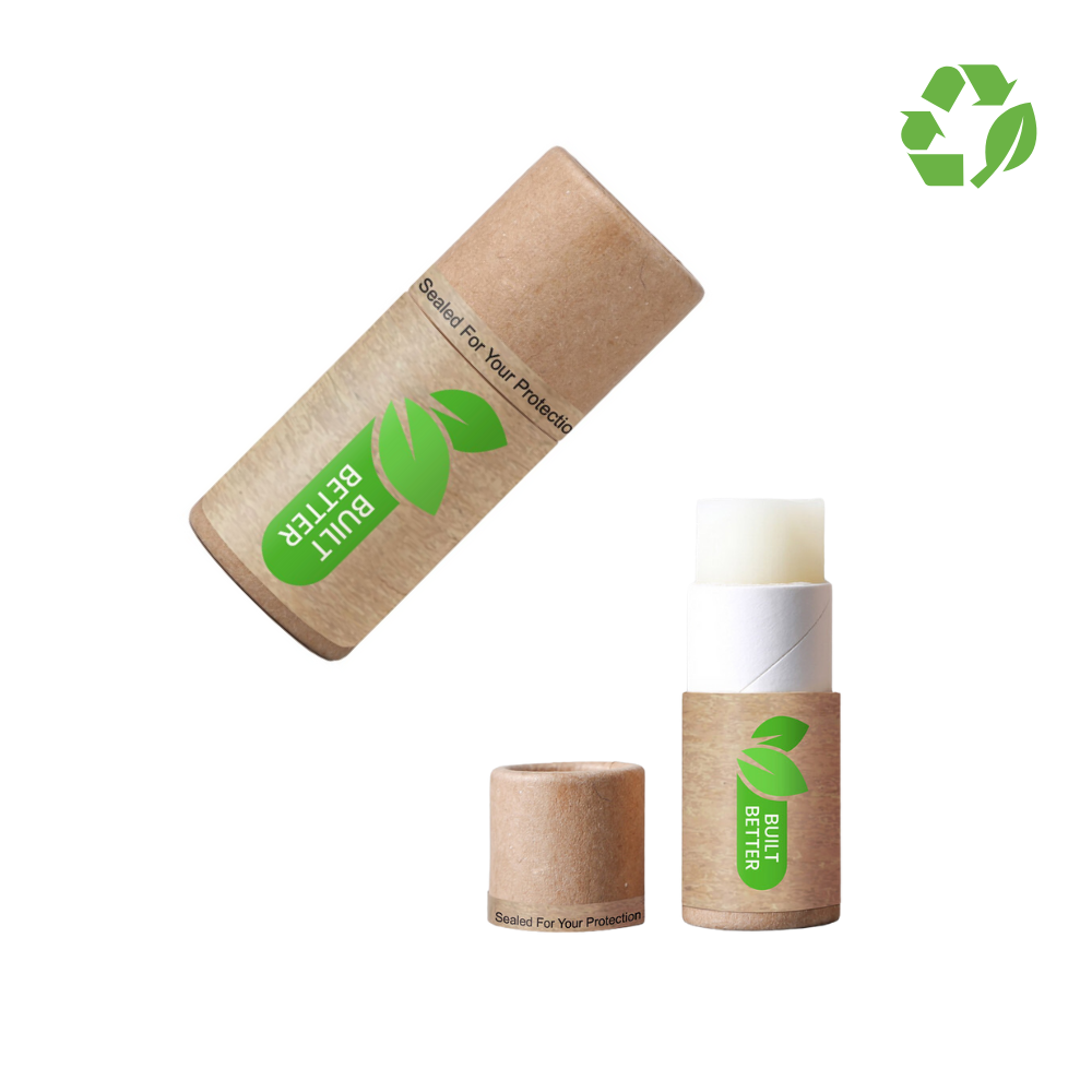 Mini Recyclable Kraft Paper Beeswax Lip Balm 