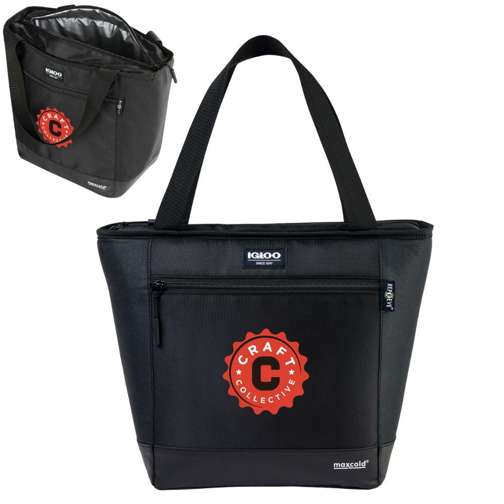 Igloo® Recycled Insulated Cooler Tote Bag | 15x12x7