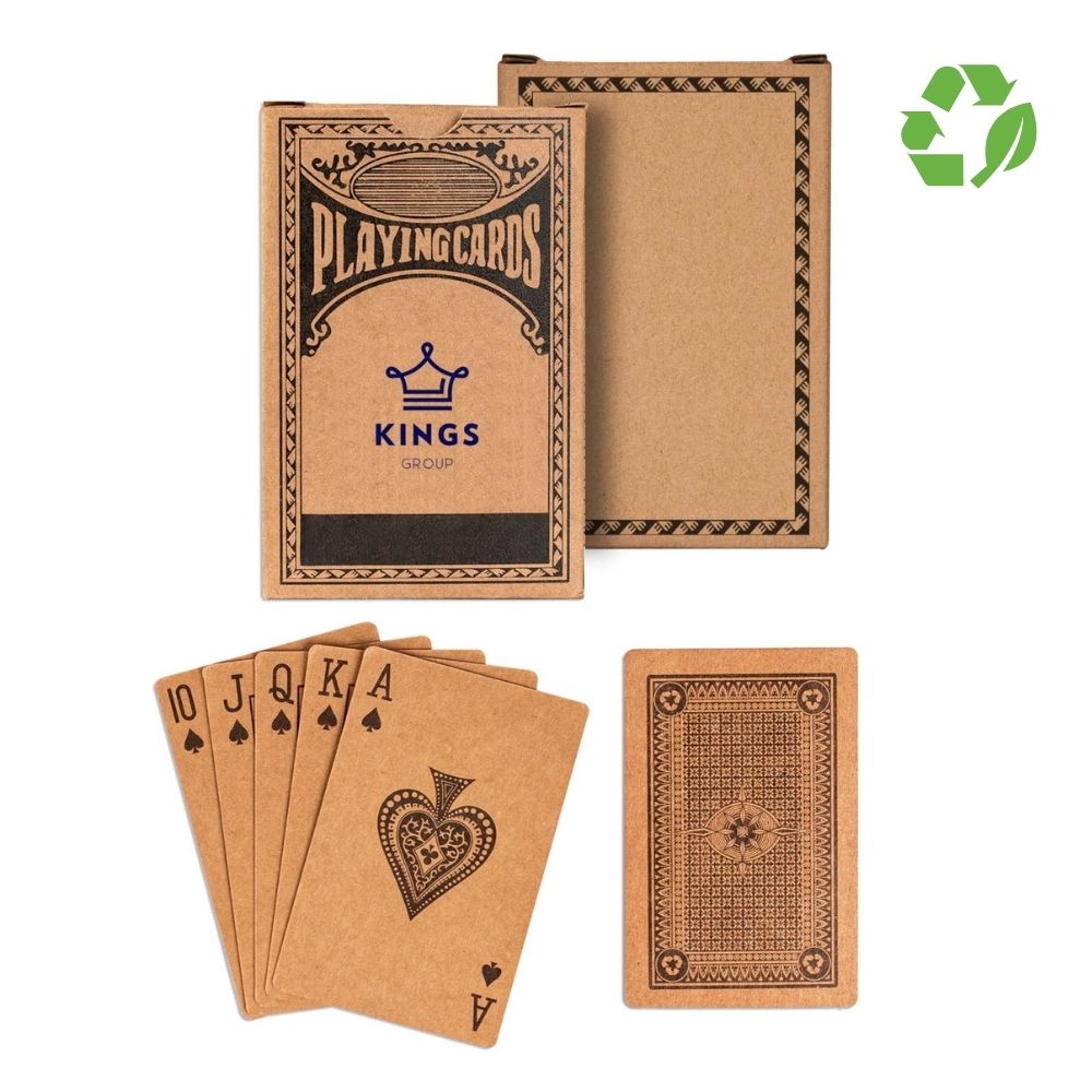 Recycled Kraft Paper Playing Cards Deck