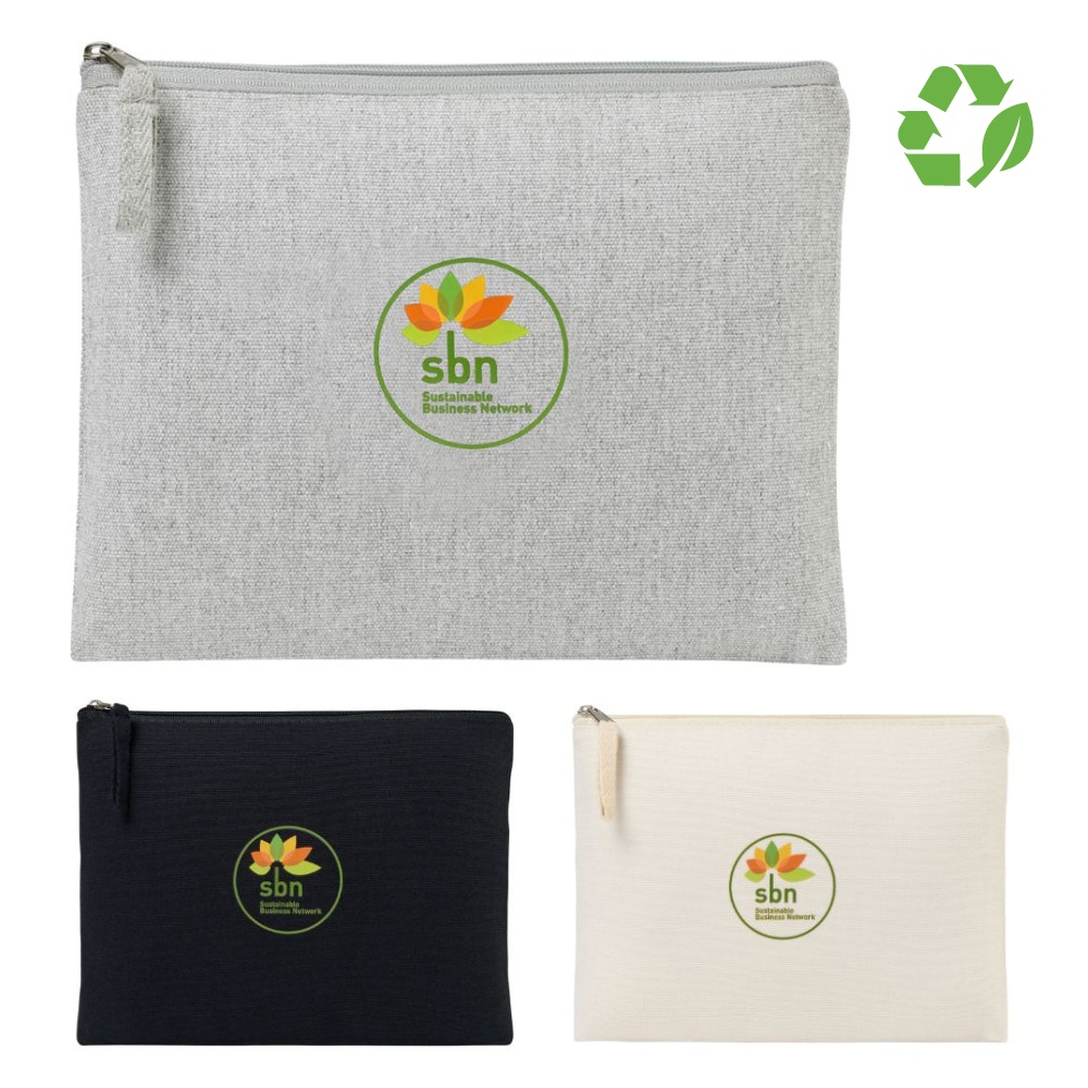 Custom AWARE™ Recycled Cotton Pouch | 6x8
