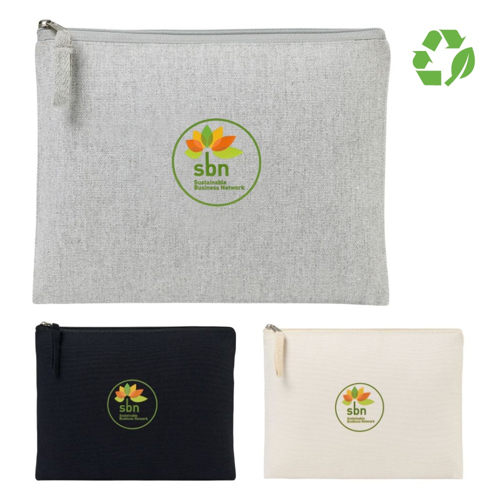 Custom AWARE Recycled Cotton Pouches