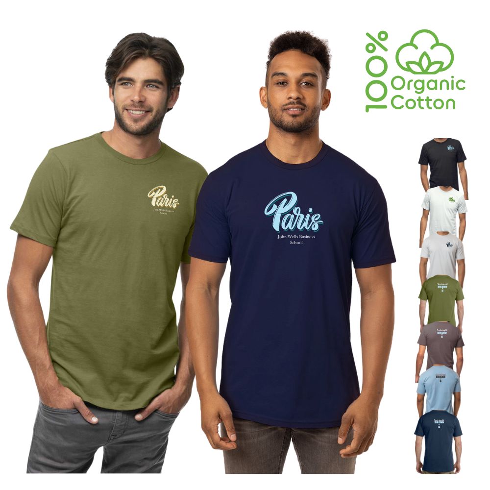 Certified Organic Cotton 4.4 oz Fashion T-Shirt Sustainable Branded