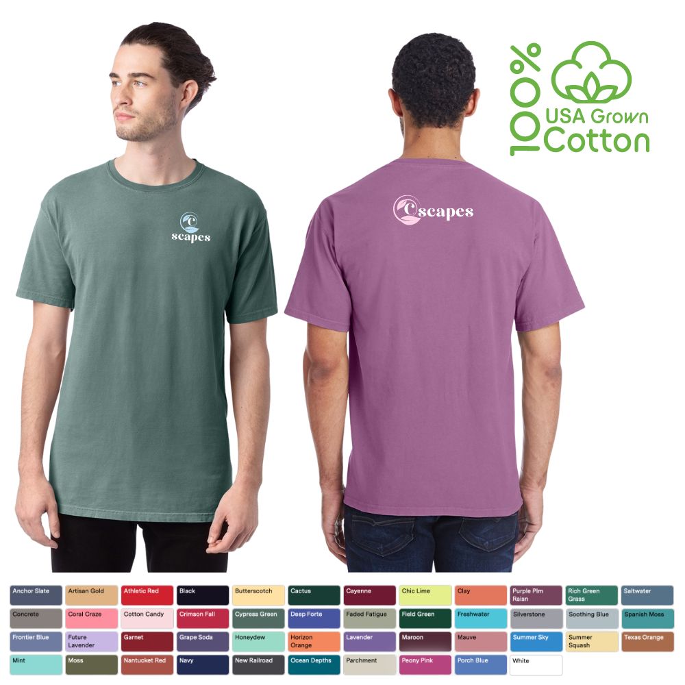 Garment Dyed Ringspun Cotton Shortsleeve Ultra Soft T-Shirt | 5.5 oz.