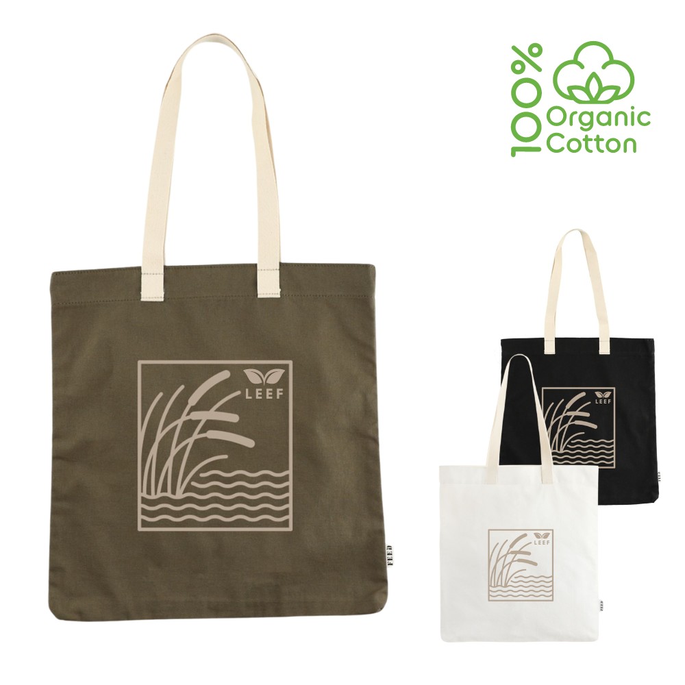 Organic Cotton FEED Convention Tote Bag | 16x15