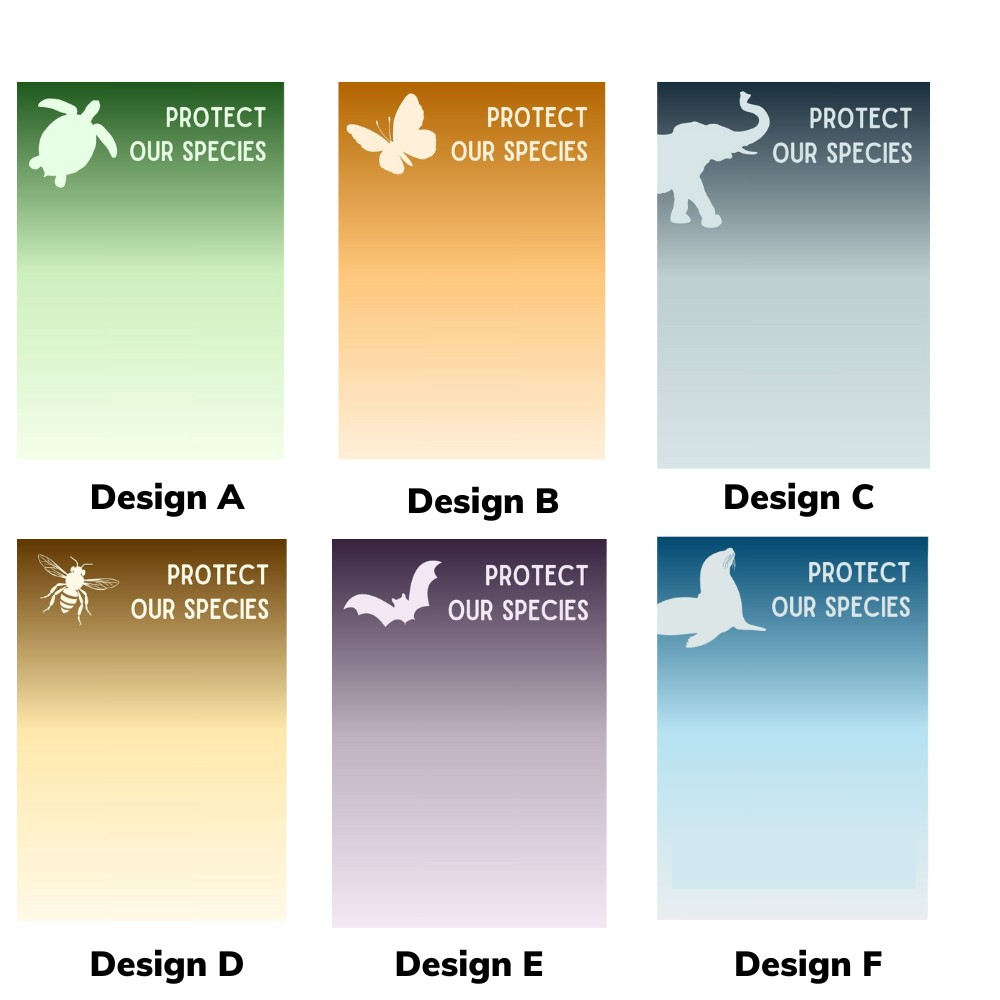 Eco Exclusive Species Awareness Stock Designs