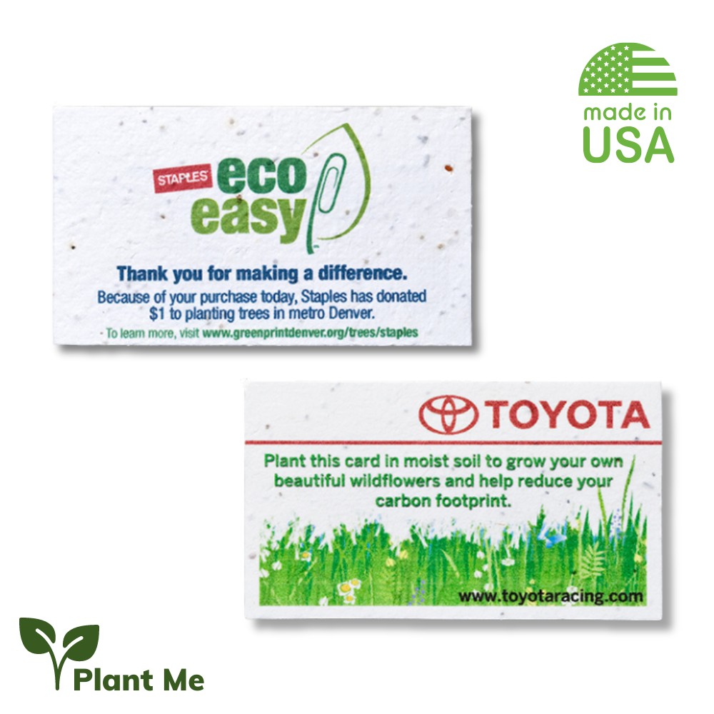 Plantable Business Cards | USA Made | Recycled