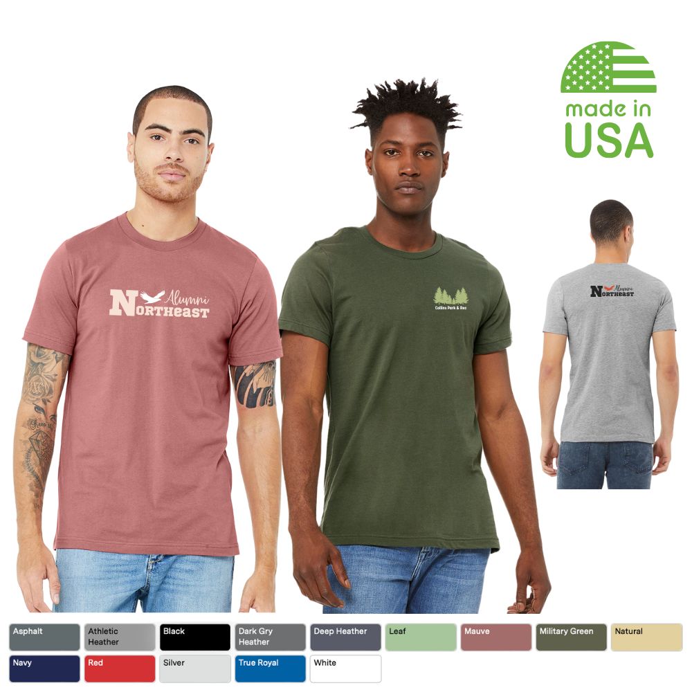 USA Made Retail Fit Wrap Certified Custom T-Shirt