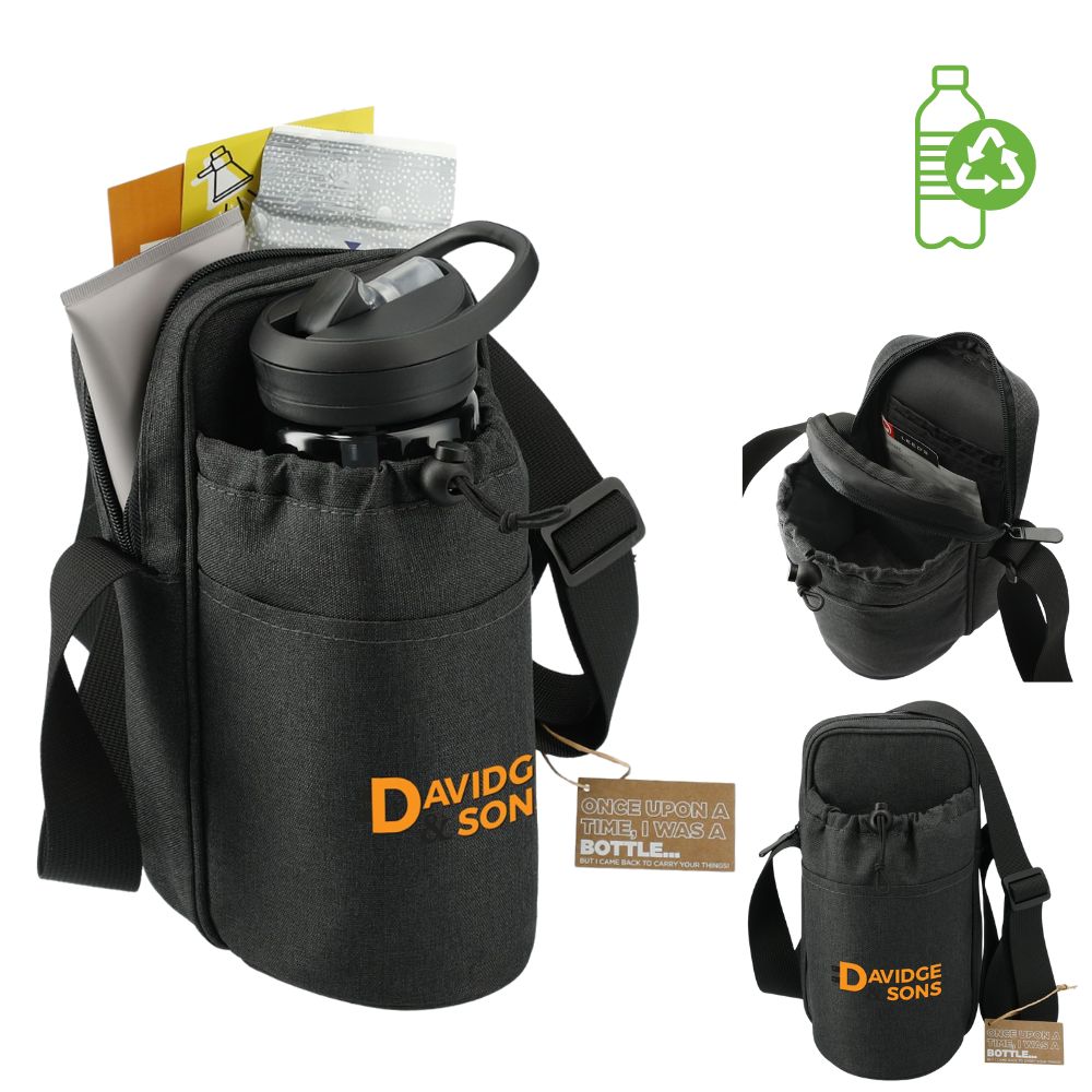 RPET Bottle Sling with Accessory Pouch