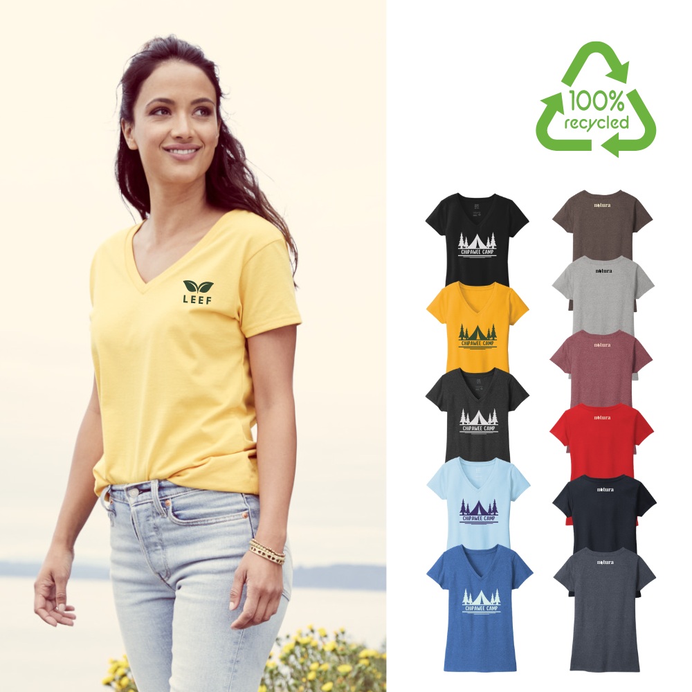Women’s V-Neck T-Shirt | Recycled 