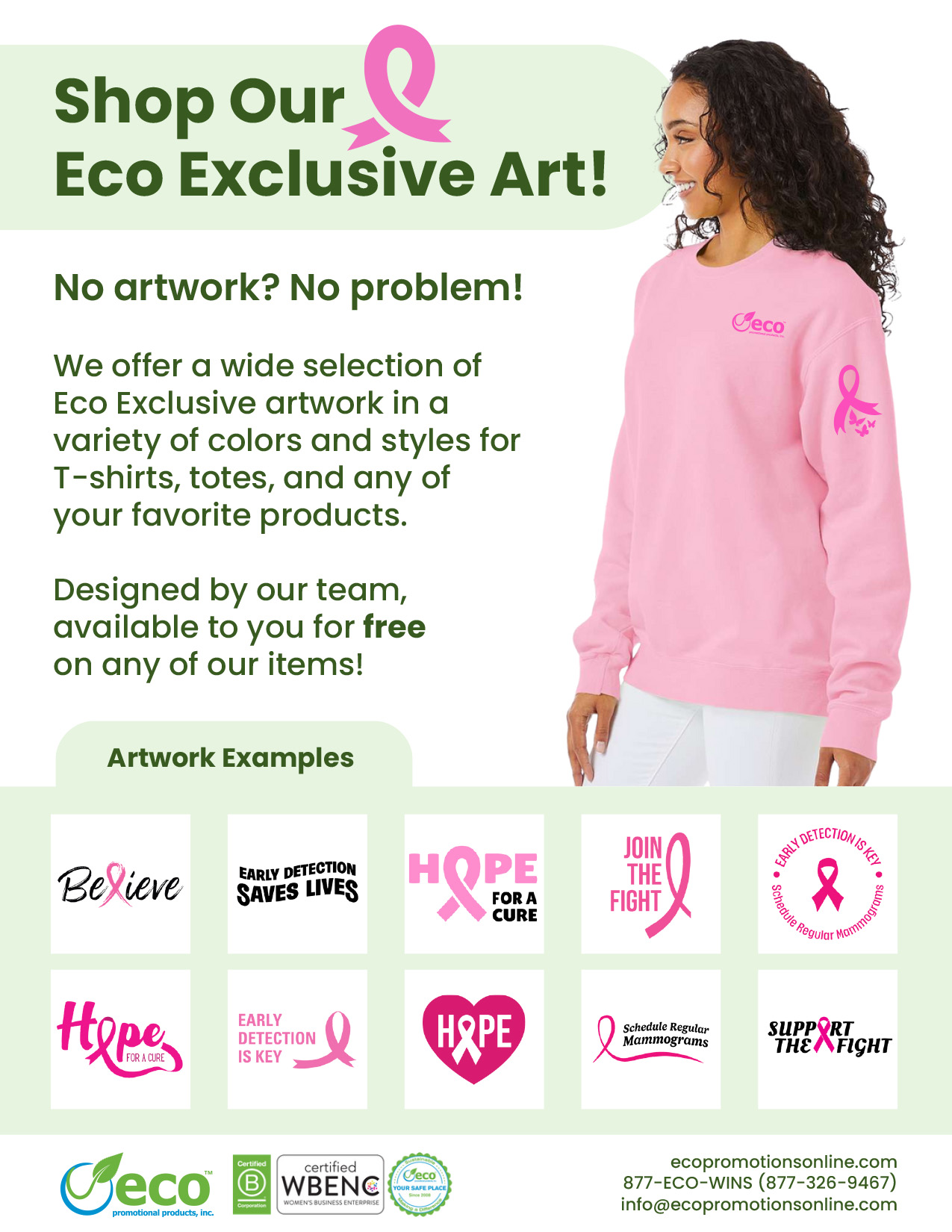 Breast Cancer Awareness Eco Exclusive Art Flyer