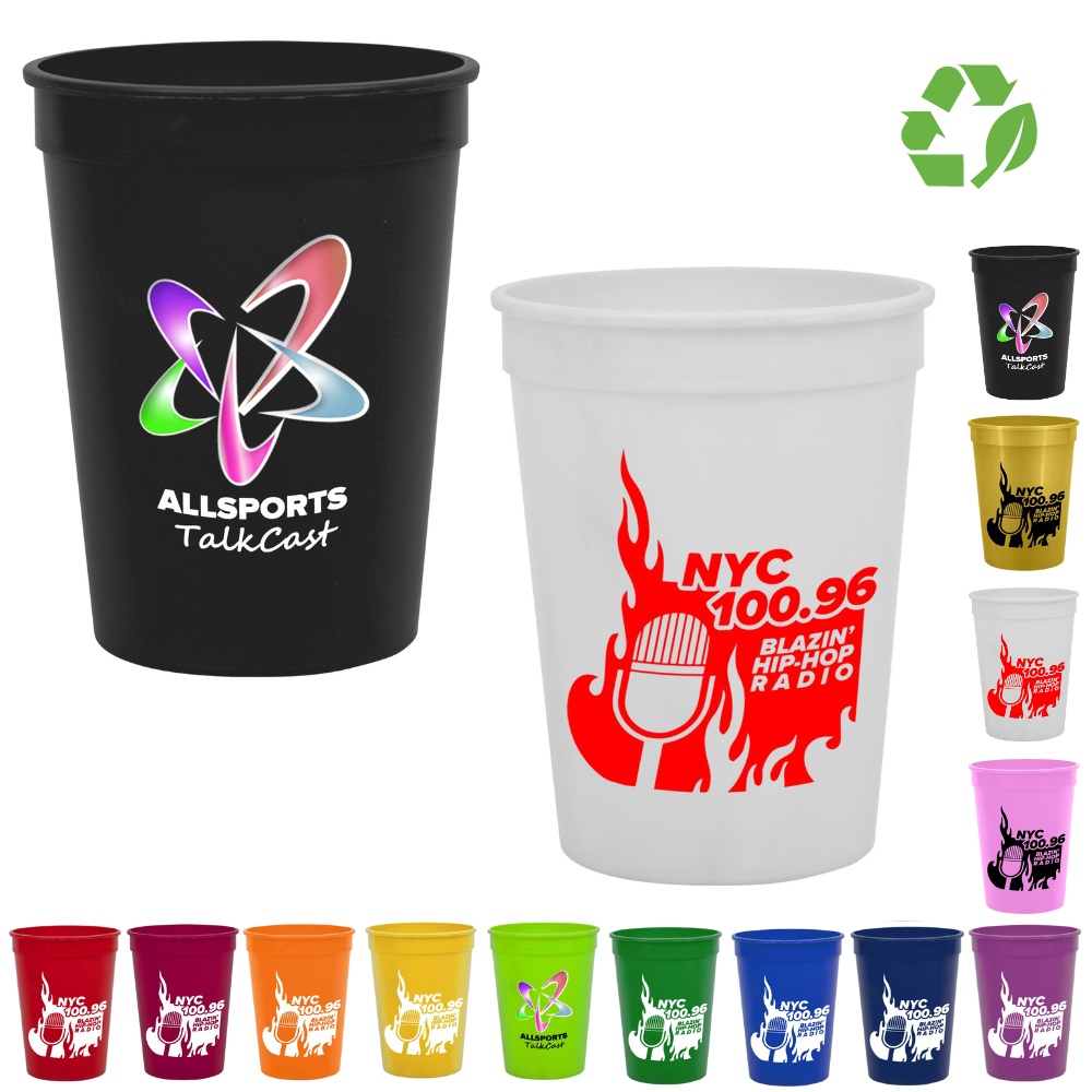 Personalized Stadium Cups | Recycled | USA Made | 12 oz