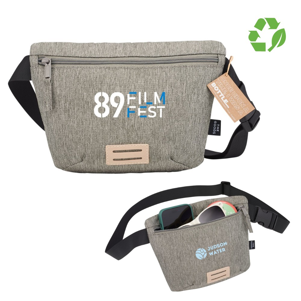 Recycled Crossbody Fanny Pack | 10x7