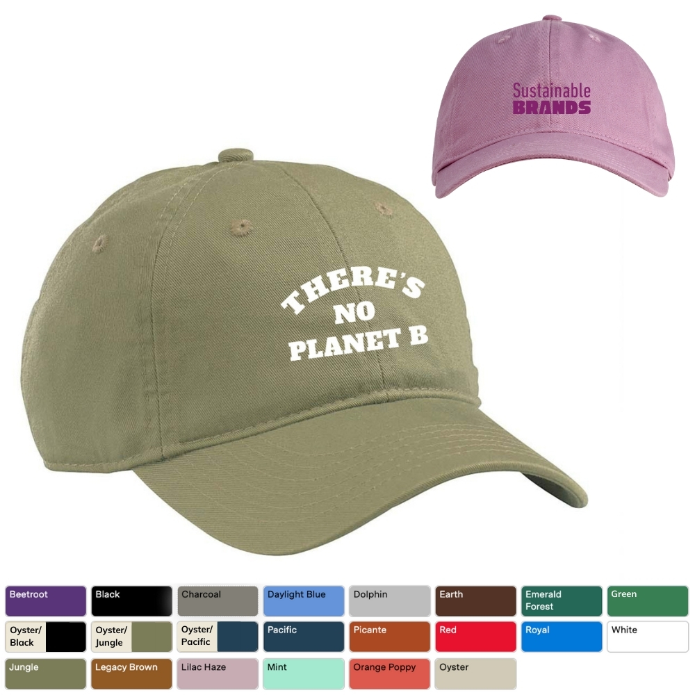 There's No Planet B Organic Embroidered Hat